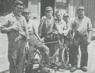 嶋田製作所創立当時のメンバー