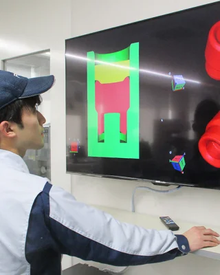 製品設計中の様子